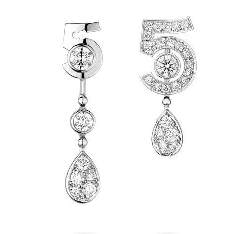 chanel earrings black|CHANEL No5 Eternal Diamond Jewelry .